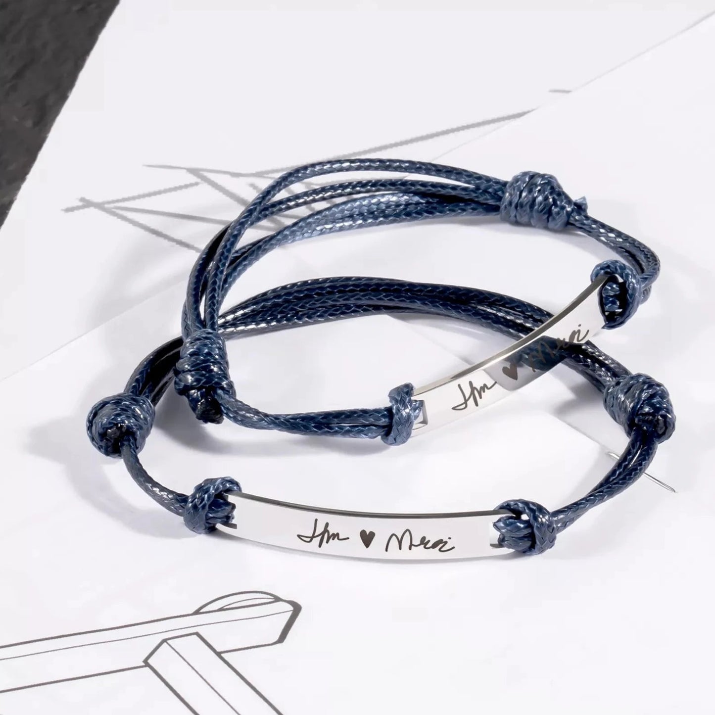 Cord Bracelet Rectangular