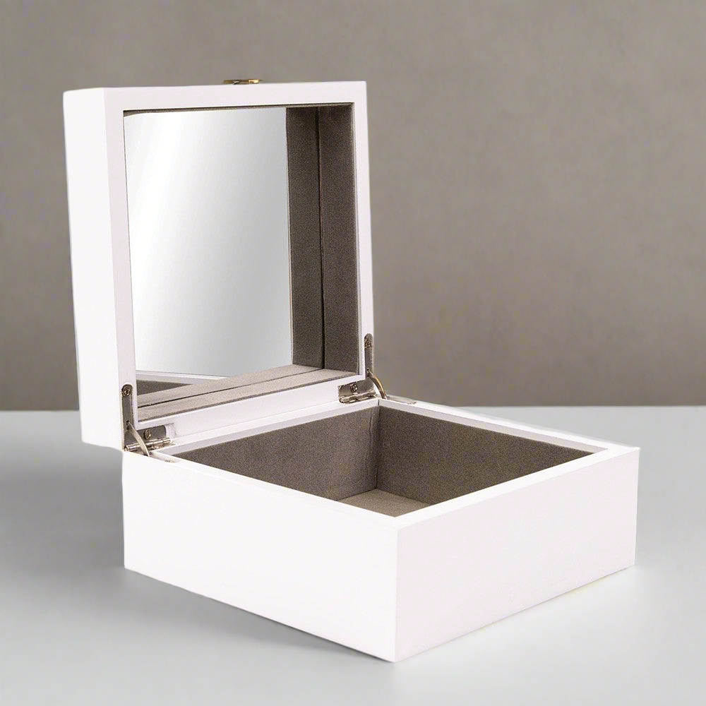 White Jewelry box