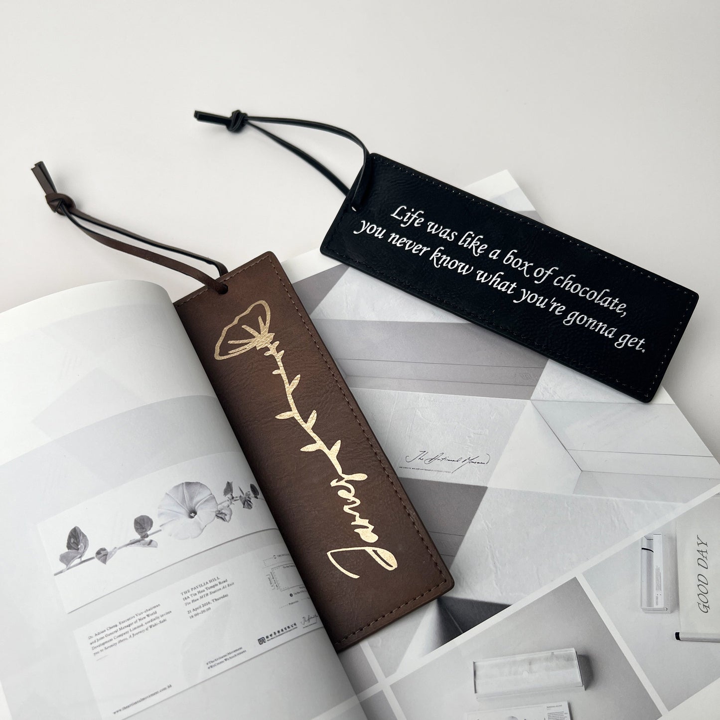 Leather Bookmark